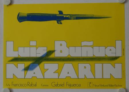 Nazarin originales deutsches Filmplakat (R60s)